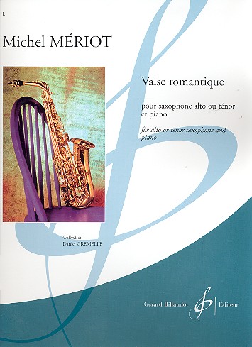 Valse romantique pour saxophone  alto (ténor) et piano  