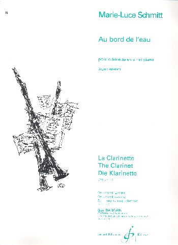 Au bord de l'eau&nbsp;&nbsp;pour clarinette et piano&nbsp;&nbsp;