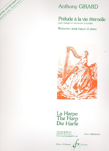 Prélude a la vie éternelle pour harpe et  orchestre à cordes pour harpe et piano  