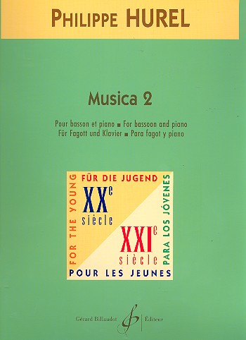 Musica 2 pour basson et piano&nbsp;&nbsp;Basson et piano&nbsp;&nbsp;