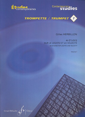 40 Études sur le legato et la vélocité&nbsp;&nbsp;pour trompette&nbsp;&nbsp;