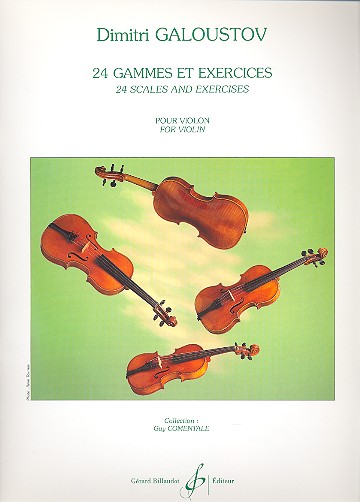 24 Gammes et Exercices&nbsp;&nbsp;pour violon&nbsp;&nbsp;