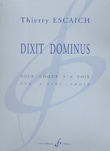 Dixit Dominus für gem Chor a cappella&nbsp;&nbsp;Partitur&nbsp;&nbsp;