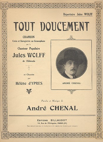 Tout Doucement pour chant et piano&nbsp;&nbsp;&nbsp;&nbsp;