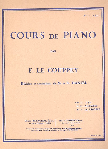 Cours de piano vol.1 -  ABC&nbsp;&nbsp;&nbsp;&nbsp;