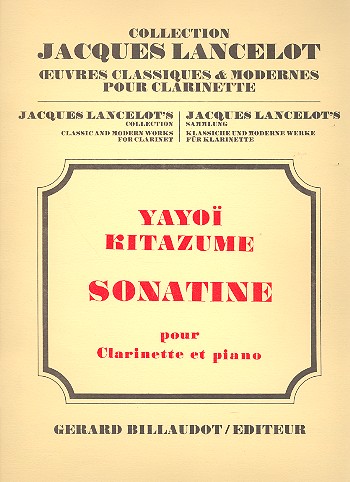 Sonatine pour clarinette et piano&nbsp;&nbsp;&nbsp;&nbsp;