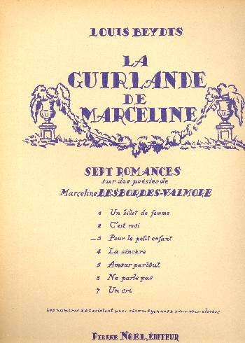 Pour le petit enfant&nbsp;&nbsp;pour chant et piano&nbsp;&nbsp;