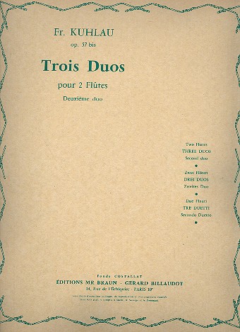 3 Duos vol.2 pour 2 flutes    