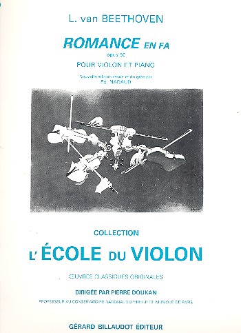 Romance en Fa op.50&nbsp;&nbsp;pour violon et piano&nbsp;&nbsp;