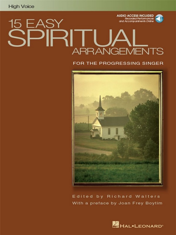 15 Easy Spiritual Arrangements (+CD)  for high voice and piano  