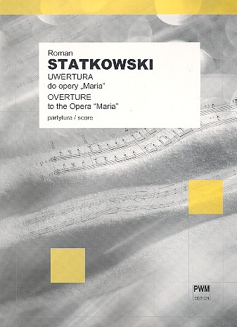 Overture to the Opera Maria  score  