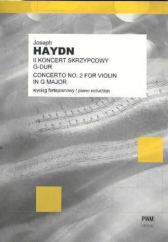 Concerto in g major no.2  for violin and orchetra  violin and piano