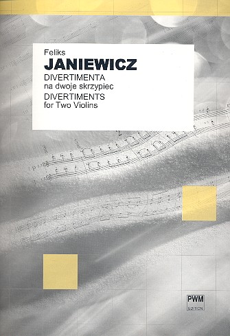 Divertiments &nbsp;&nbsp;for 2 violins&nbsp;&nbsp;score