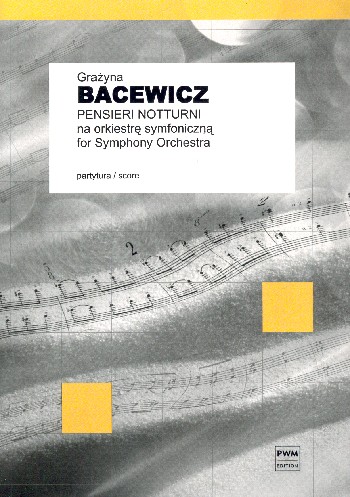Pensieri notturni&nbsp;&nbsp;for orchestra&nbsp;&nbsp;score
