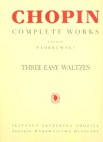 3 easy Waltzes  for piano  