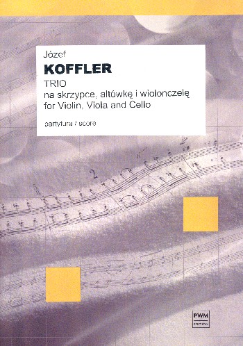 Trio op.10  for violin, viola and violoncello  study score