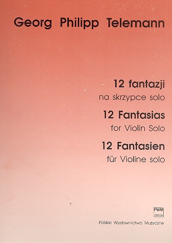 12 Fantasien  für Violine  