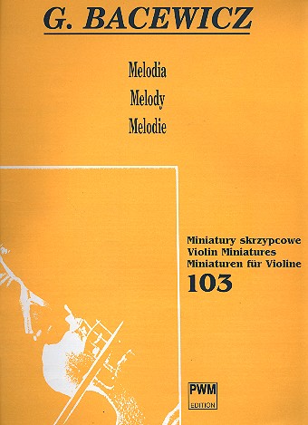 Melodie  für Violine und Klavier  