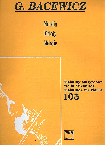 Melodie&nbsp;&nbsp;für Violine und Klavier&nbsp;&nbsp;