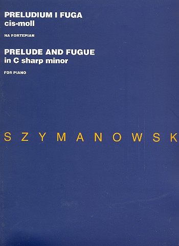 Prelude and Fugue c sharp minor&nbsp;&nbsp;for piano&nbsp;&nbsp;