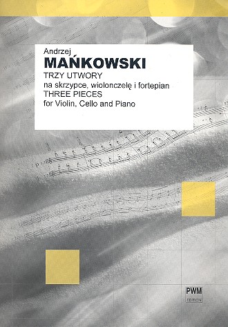 3 Pieces for violin, cello and piano  parts  