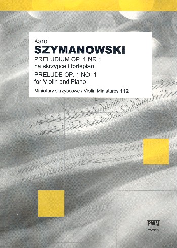 Prelude op.1,1&nbsp;&nbsp;for violin and piano&nbsp;&nbsp;