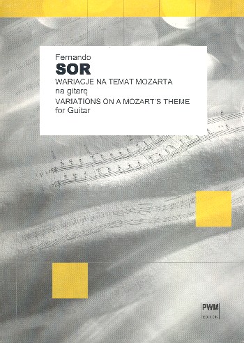 Variations on mozart's Theme op.9&nbsp;&nbsp;for guitar (s guitars)&nbsp;&nbsp;