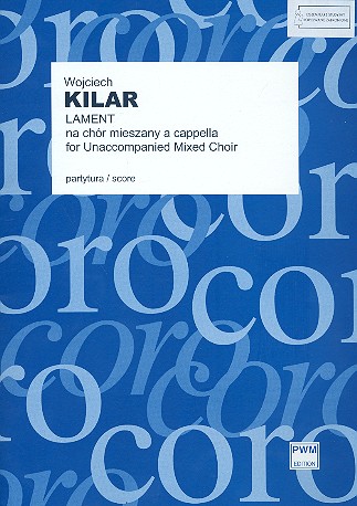 Lament for mixed chorus a cappella  score (pol)  