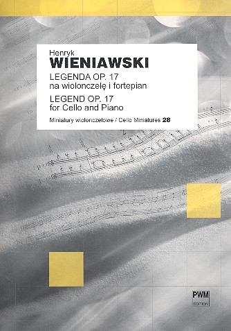 Legend op17  for cello and piano  