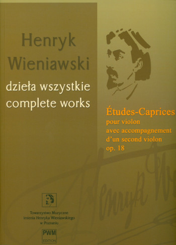 Etudes-caprices (CW) op.18  pour 2 violons  partition