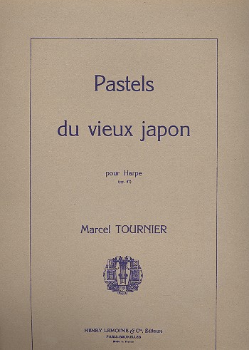 Pastels du vieux Japon op.47  pour harpe  