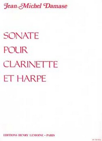 Sonate&nbsp;&nbsp;pour clarinette et harpe&nbsp;&nbsp;
