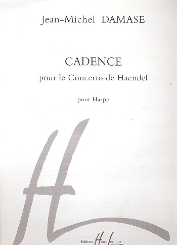 Cadence du Concerto pour harpe et  orchestre de Händel pour harpe  