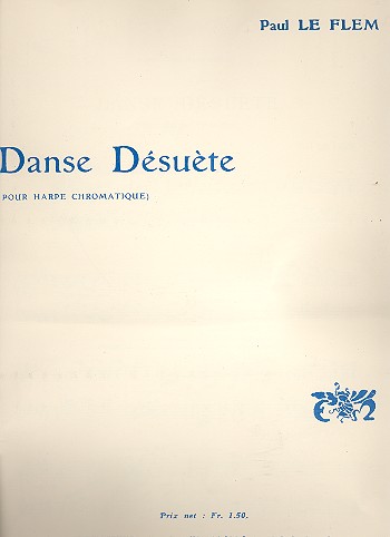 Danse désuète pour harpe chromatique&nbsp;&nbsp;&nbsp;&nbsp;