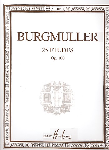 25 Études op.100  pour piano  