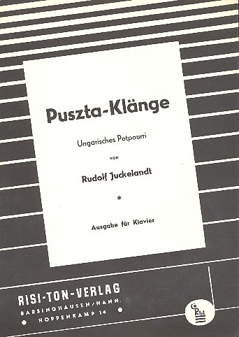 Puszta Klänge: Ungarisches Potpourri  für Klavier  