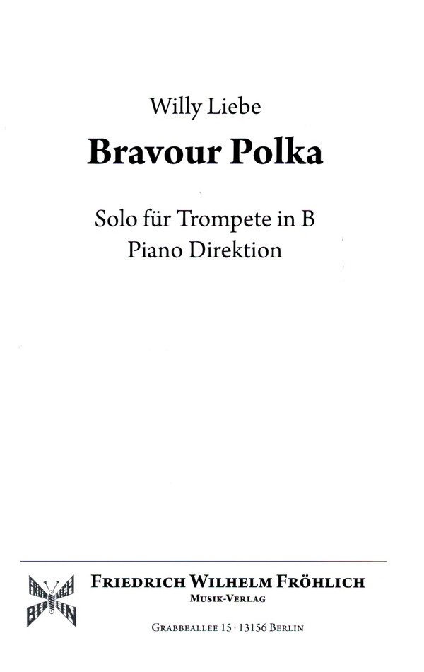 Bravour Polka für Trompete  und Klavier  