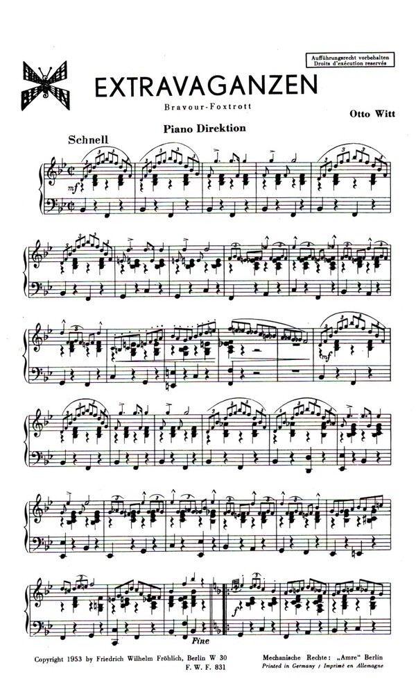 Extravaganzen&nbsp;&nbsp;für Klavier&nbsp;&nbsp;