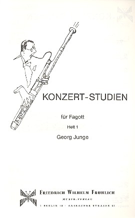 Konzert-Studien Band 1&nbsp;&nbsp;für Fagott&nbsp;&nbsp;