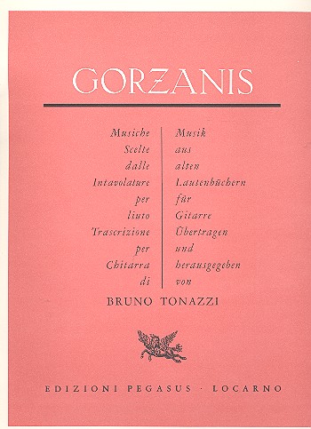 Musik aus alten Lautenbüchern  für Gitarre  