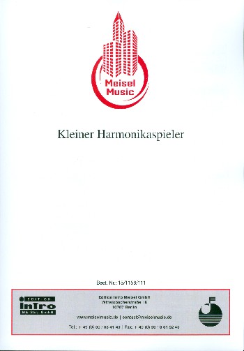 Kleiner Harmonikaspieler  Gesang und Klavier  Einzelausgabe