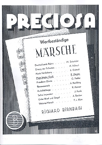 Mein letzter Gruss: für Blasorchester  (Kopie)  