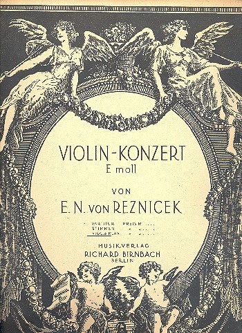 Konzert e-Moll für Violine und&nbsp;&nbsp;Orchester für Violine und Klavier&nbsp;&nbsp;