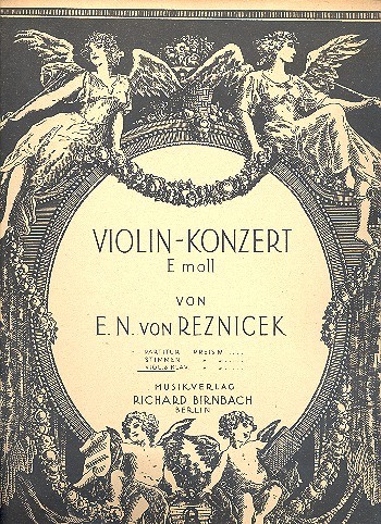 Konzert e-Moll für Violine und  Orchester für Violine und Klavier  