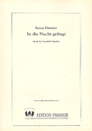 In die Nacht gefragt für Tenorfidel&nbsp;&nbsp;(Gambe)&nbsp;&nbsp;