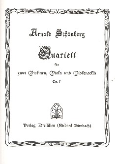 Streichquartett op.7    Studienpartitur