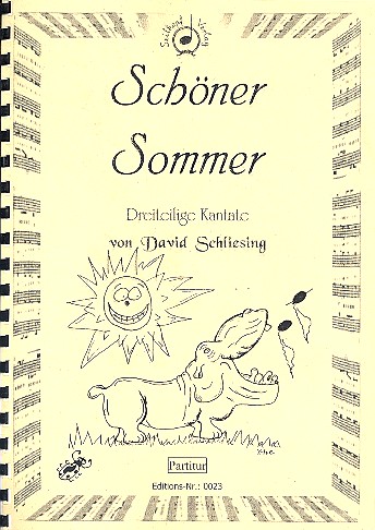 Schöner Sommer für Solisten, gem Chor,  Klavier und Triangel  Partitur