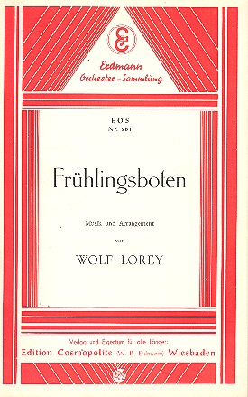 Frühlingsboten: für&nbsp;&nbsp;Salonorchester&nbsp;&nbsp;