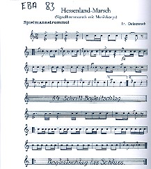 Hessenland-Marsch  und&nbsp;&nbsp;Erinnerung an Marburg: für Blasorchester&nbsp;&nbsp;