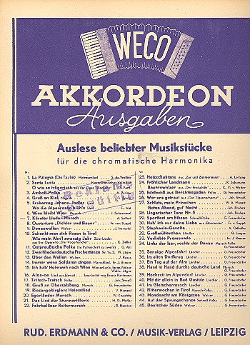 Kärntner Liedermarsch op.80&nbsp;&nbsp;für Akkordeon&nbsp;&nbsp;